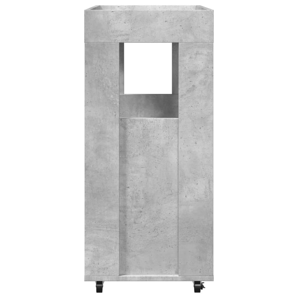 Vinställ Barvagn Betonggrå 60x39,5x89 cm