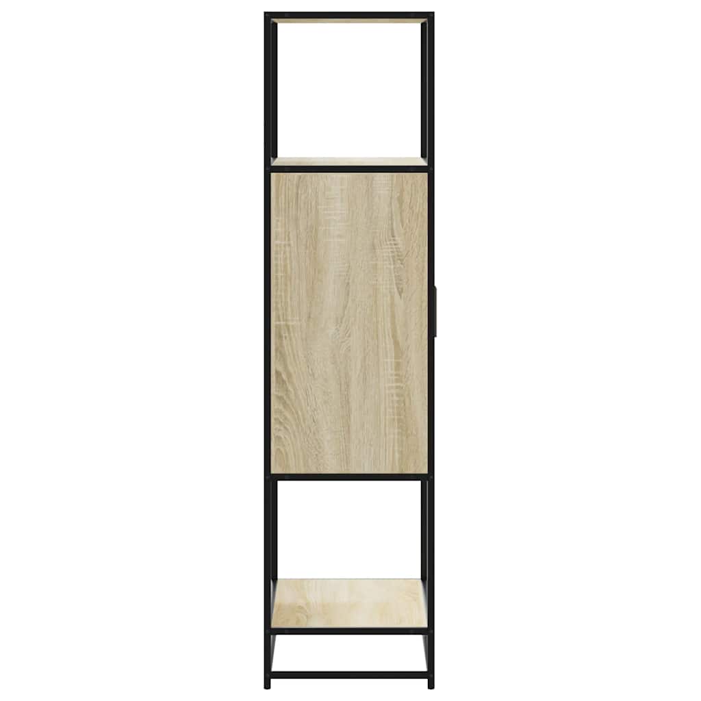 Skåp Sonoma Ek 68x35x139 cm metall