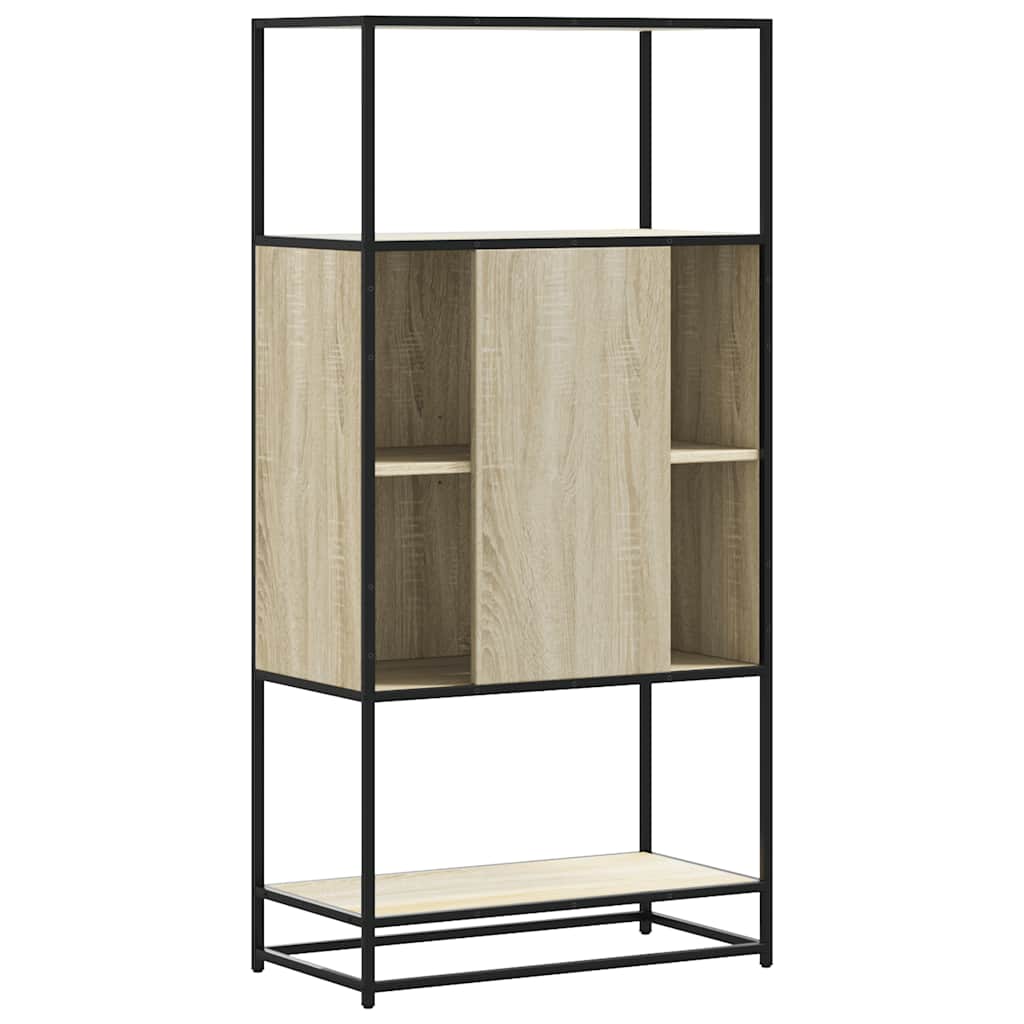 Skåp Sonoma Ek 68x35x139 cm metall