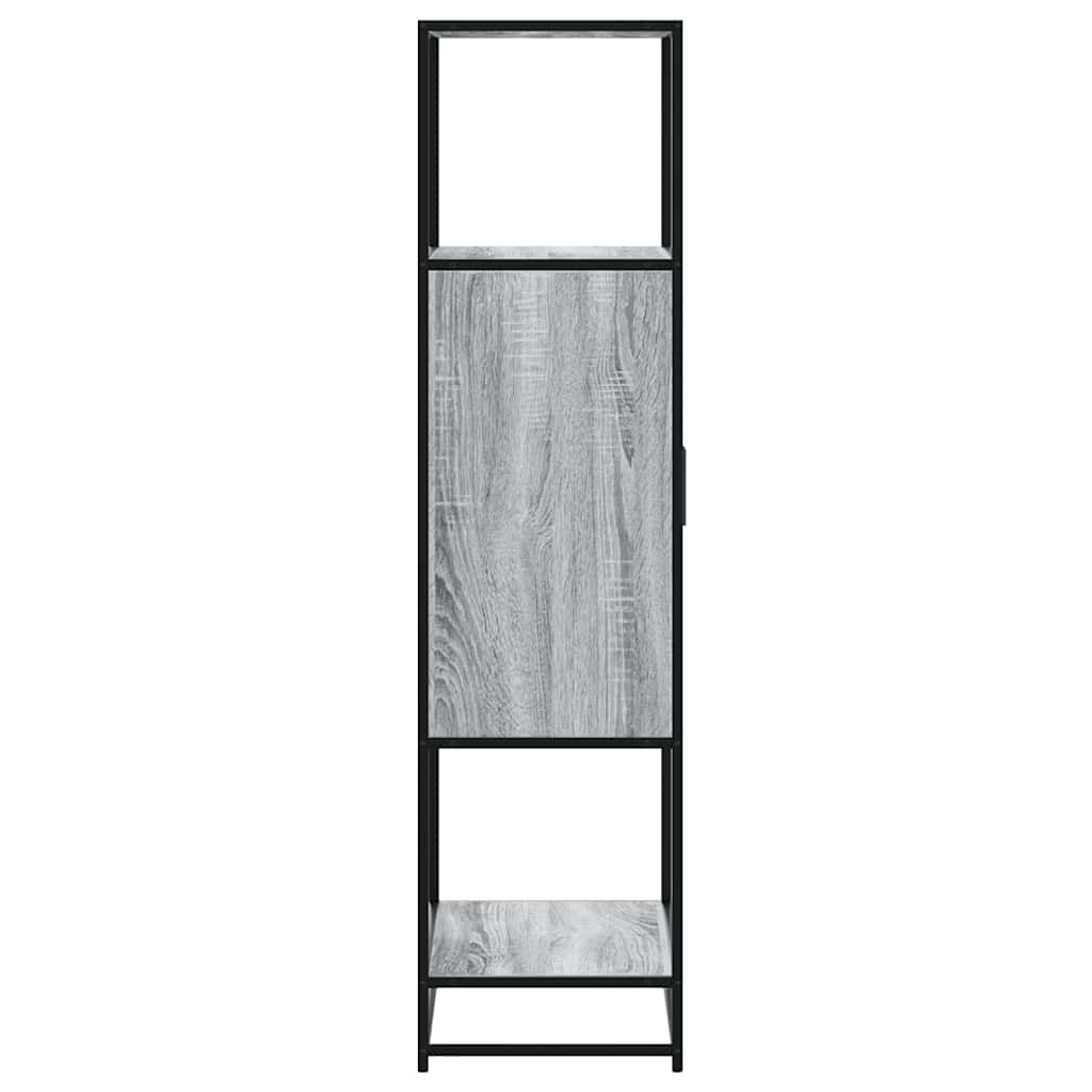 Skåp Sonoma Grå 68x35x139 cm metall