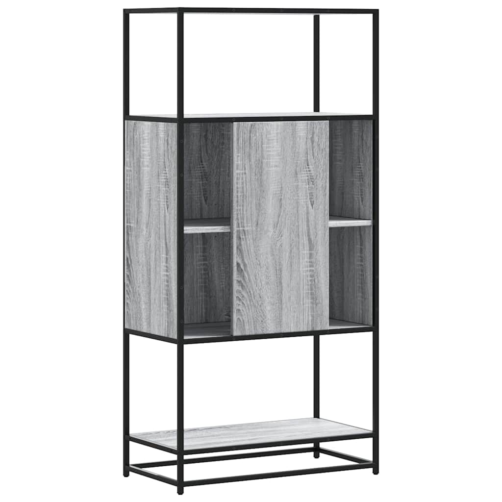 Skåp Sonoma Grå 68x35x139 cm metall