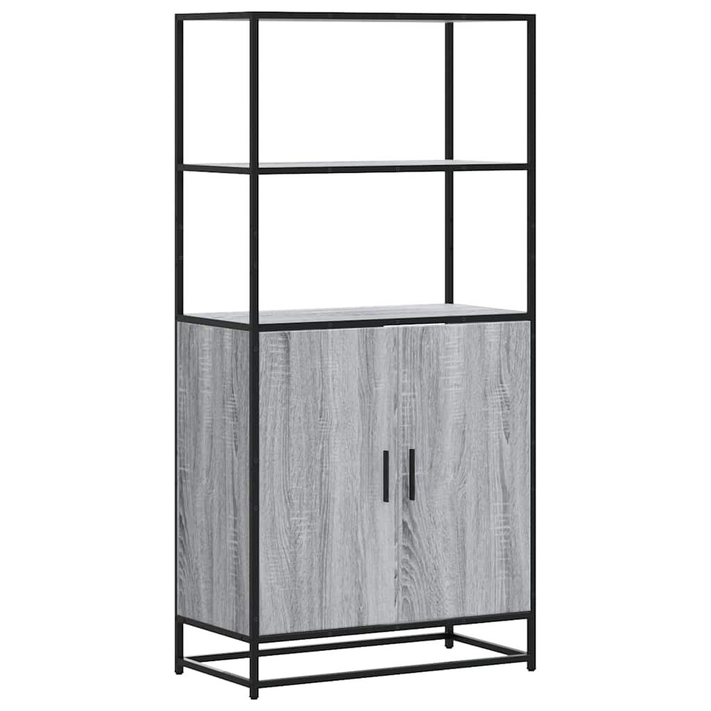 Skåp Sonoma Grå 68x35x139 cm metall