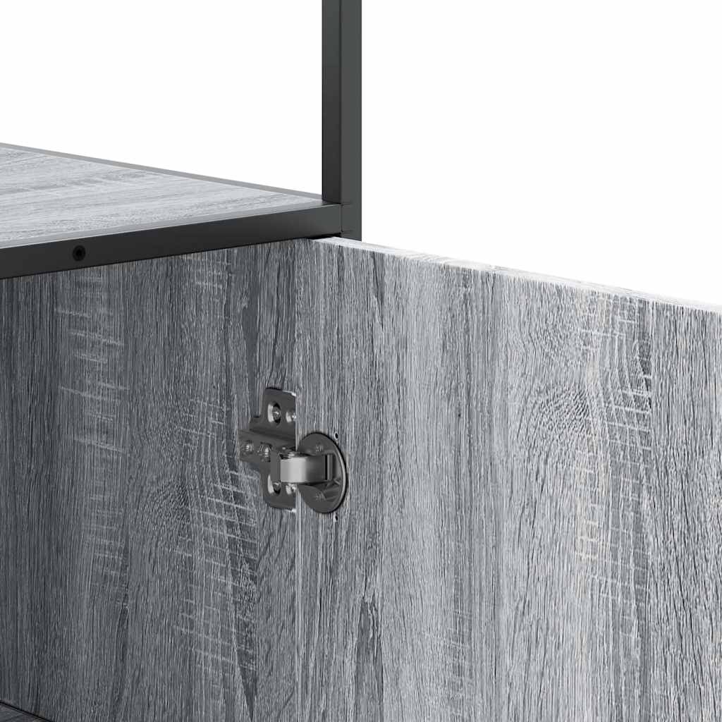 Skåp Sonoma Grå 68x35x139 cm metall