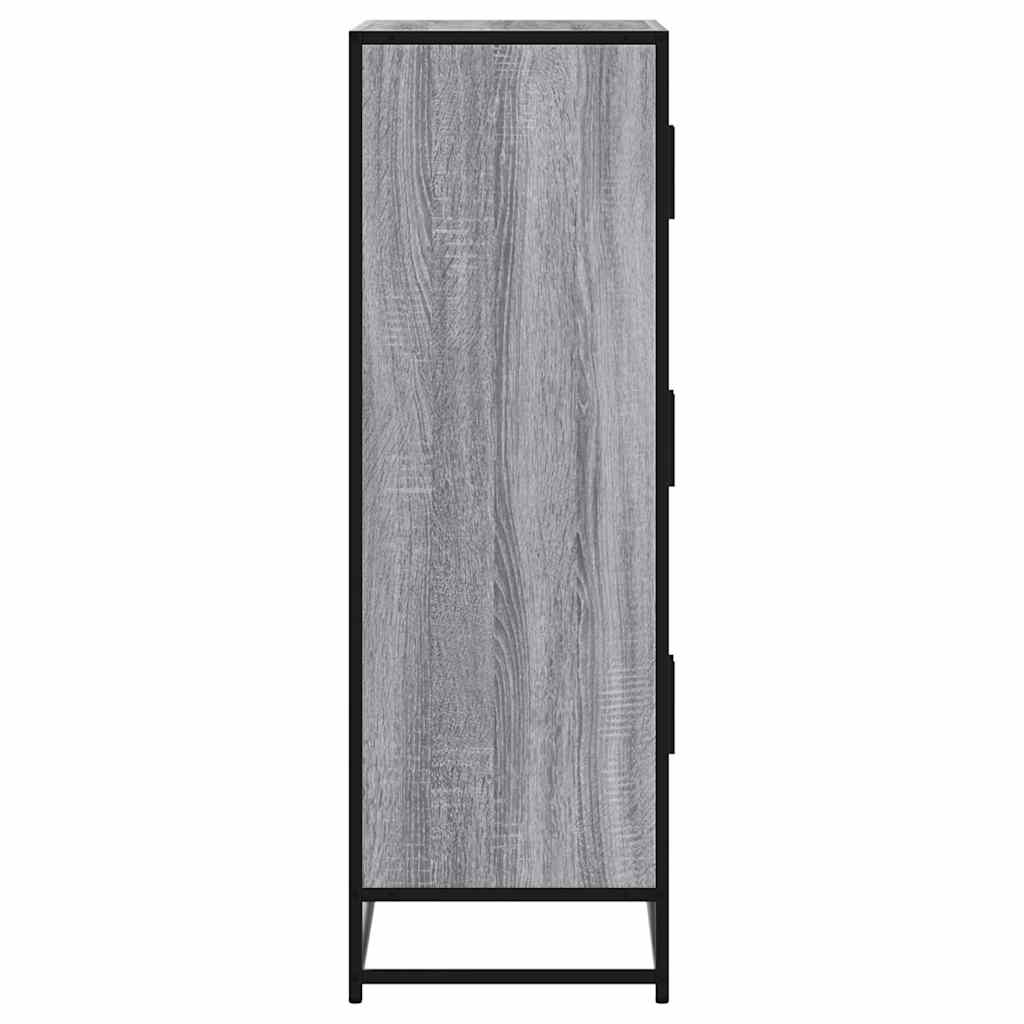 Skåp Sonoma Grå 68x35x106,5 cm metall