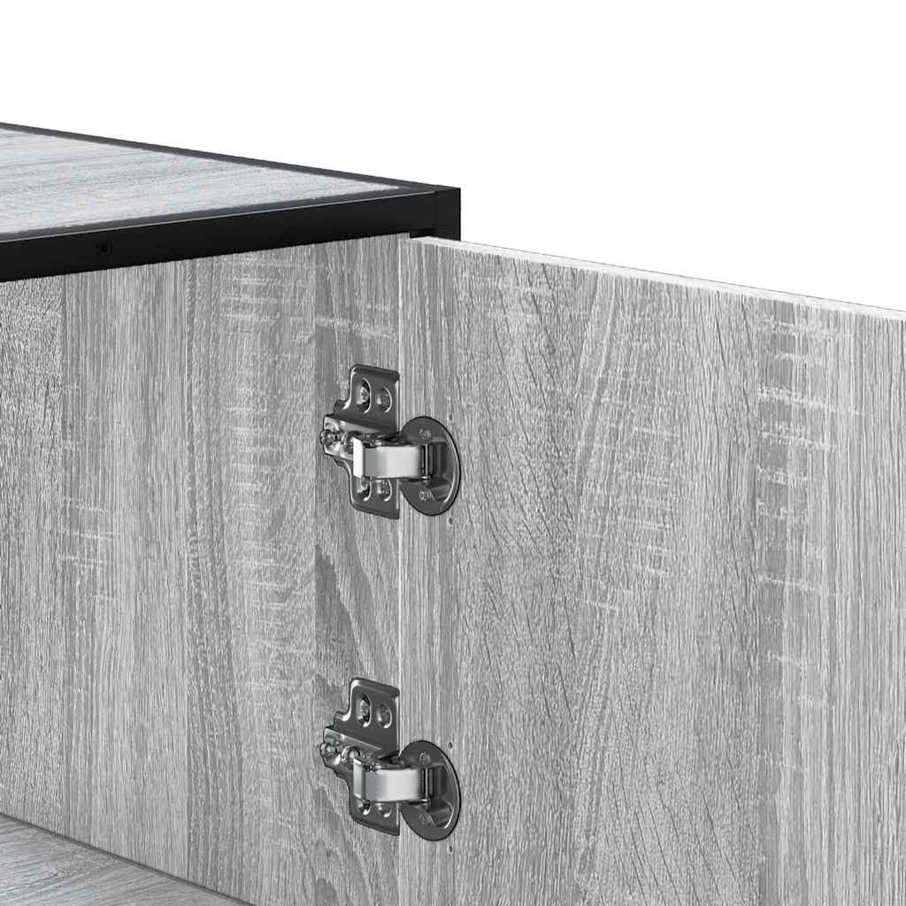 Skåp Sonoma Grå 68x35x106,5 cm metall