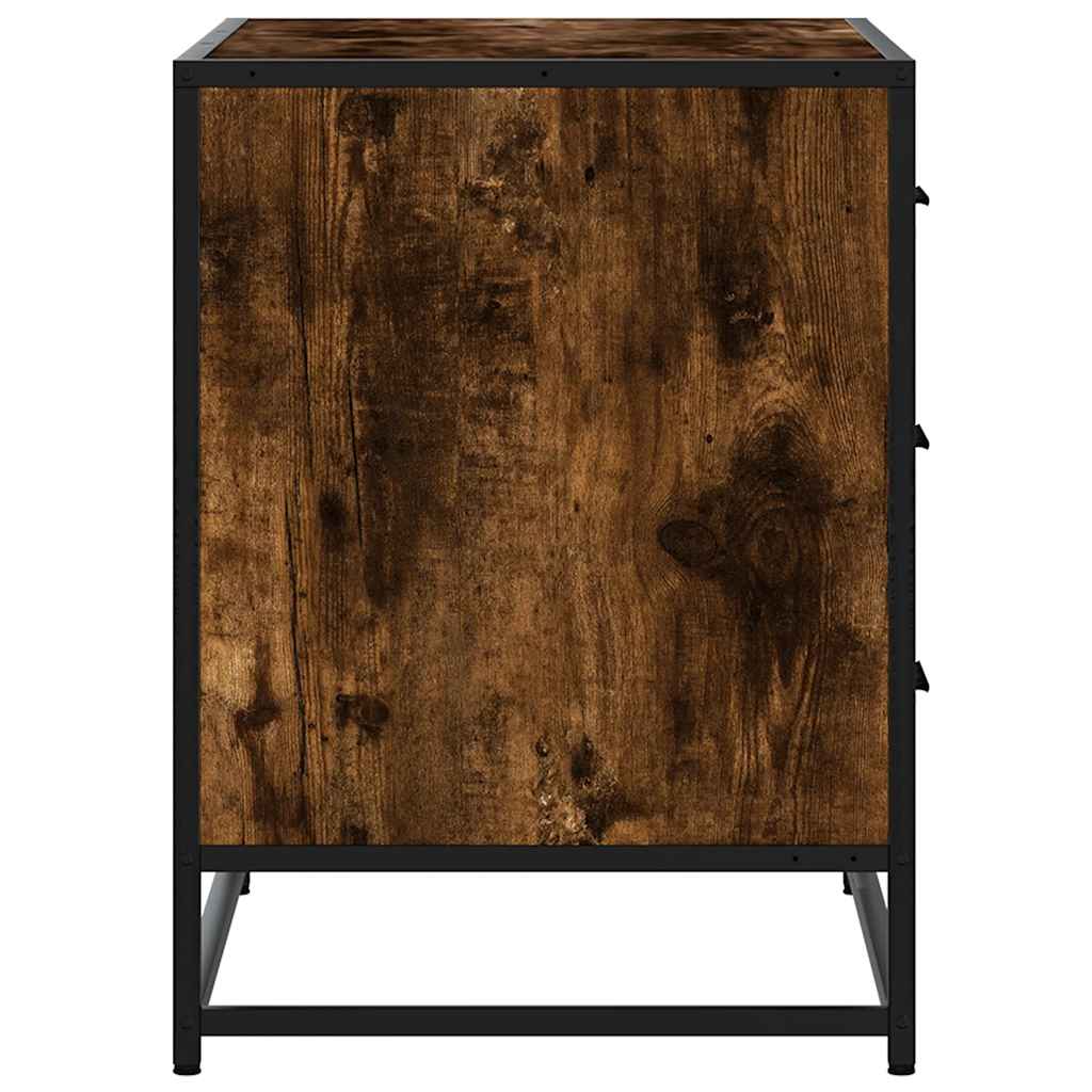 Byrå Rökfärgad Ek 70x41x56 cm