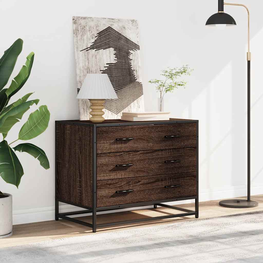 Byrå Brun Ek 70x41x56 cm