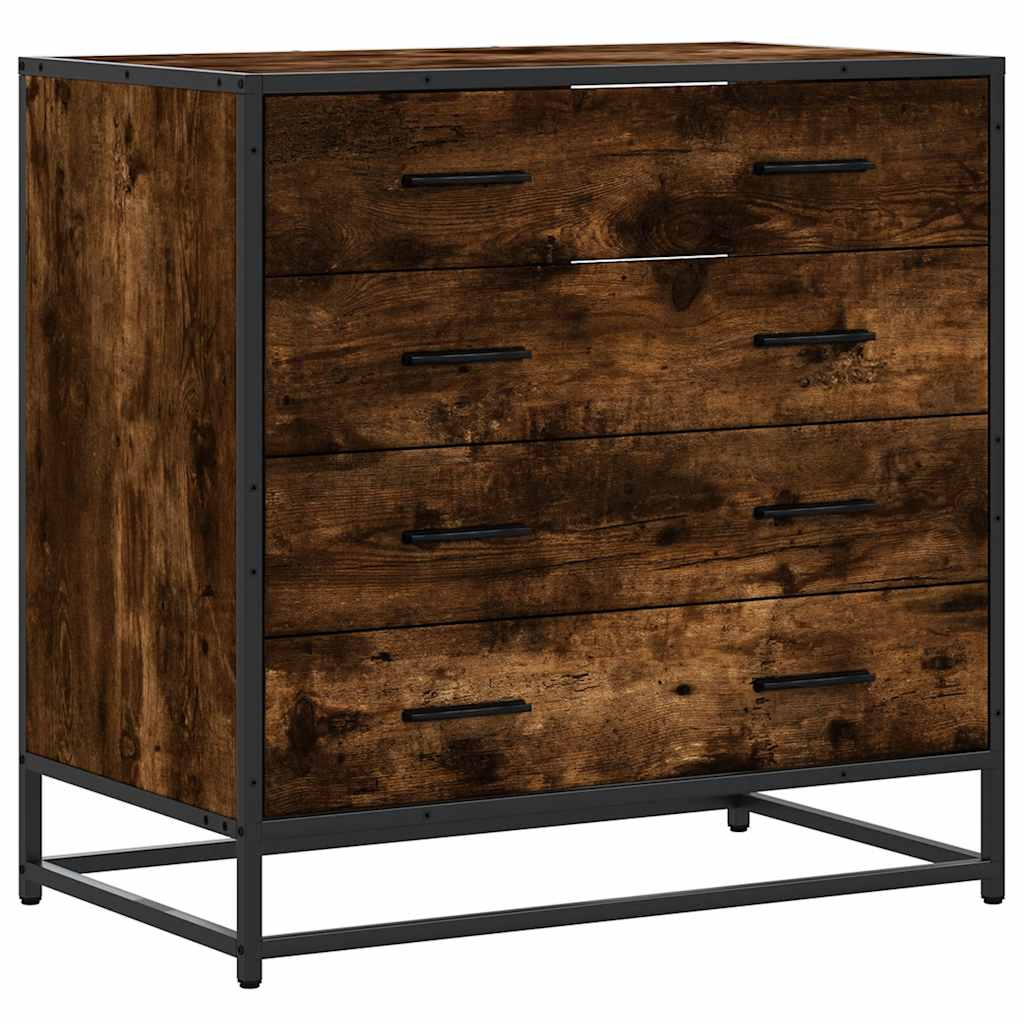 Byrå Rökfärgad Ek 70x41x70 cm