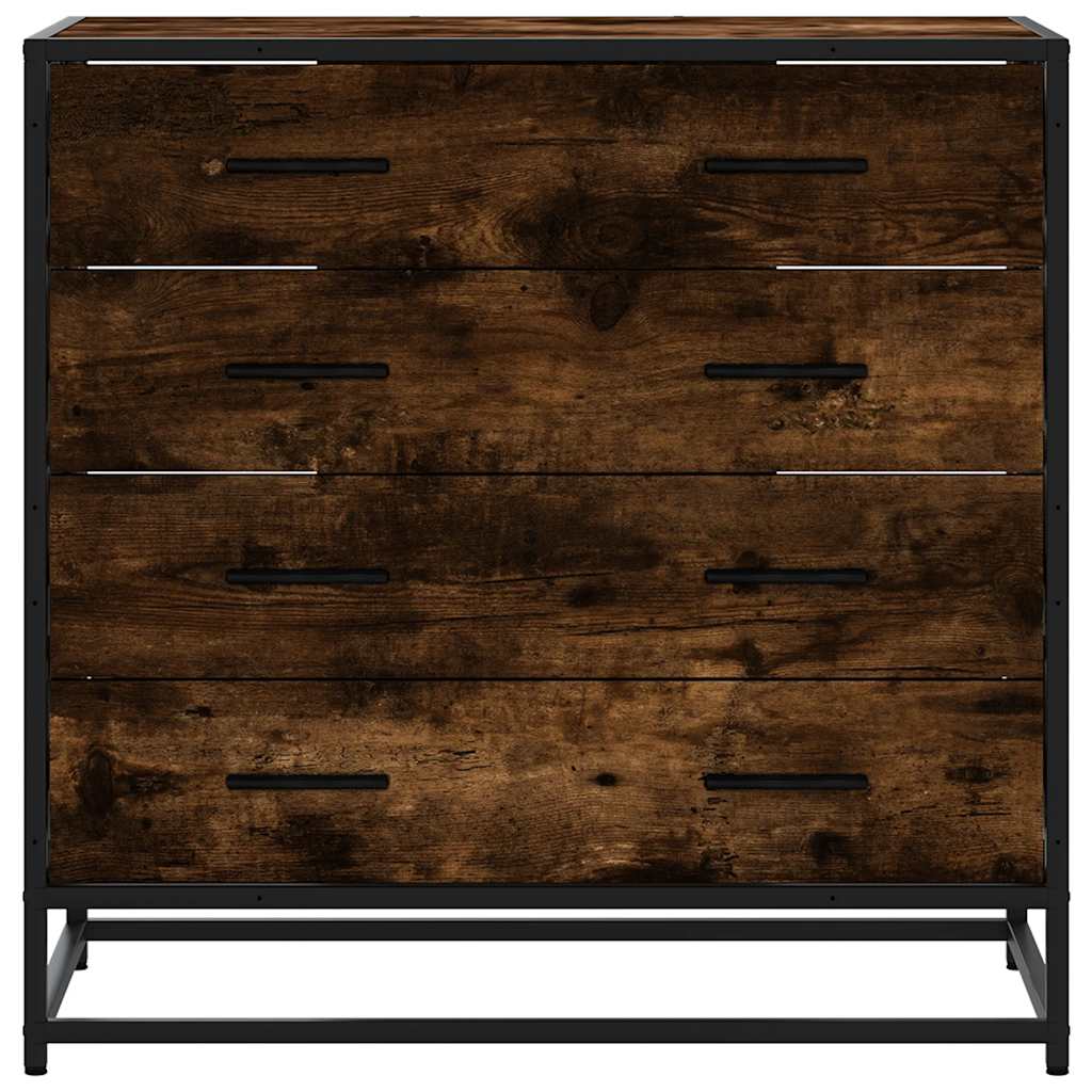 Byrå Rökfärgad Ek 70x41x70 cm
