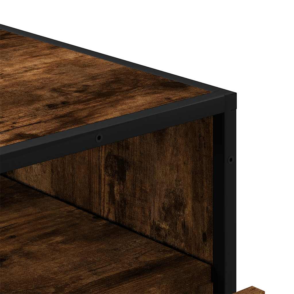 Byrå Rökfärgad Ek 70x41x70 cm