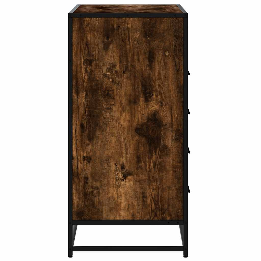 Byrå Rökfärgad Ek 70x41x83,5 cm