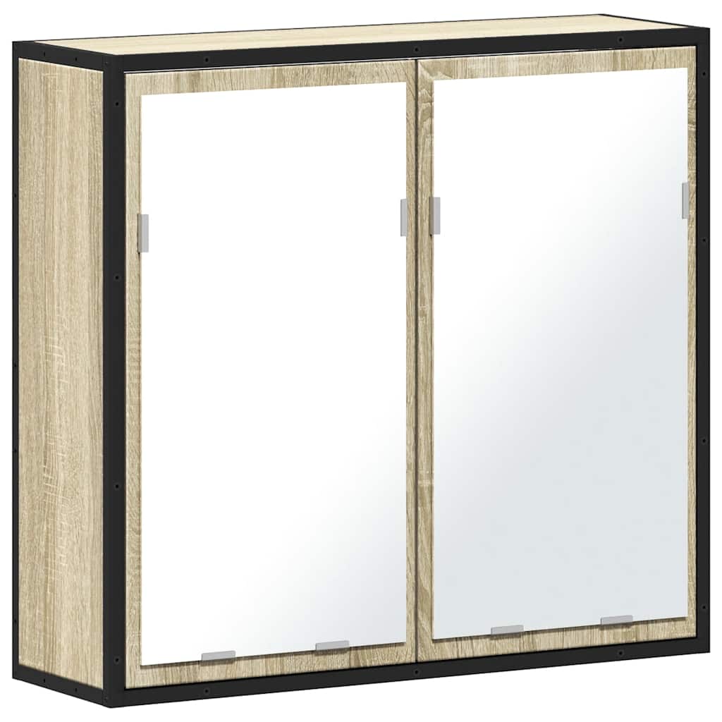 Badrumsspegel Spegelskåp Sonoma Ek 65x20x60 cm