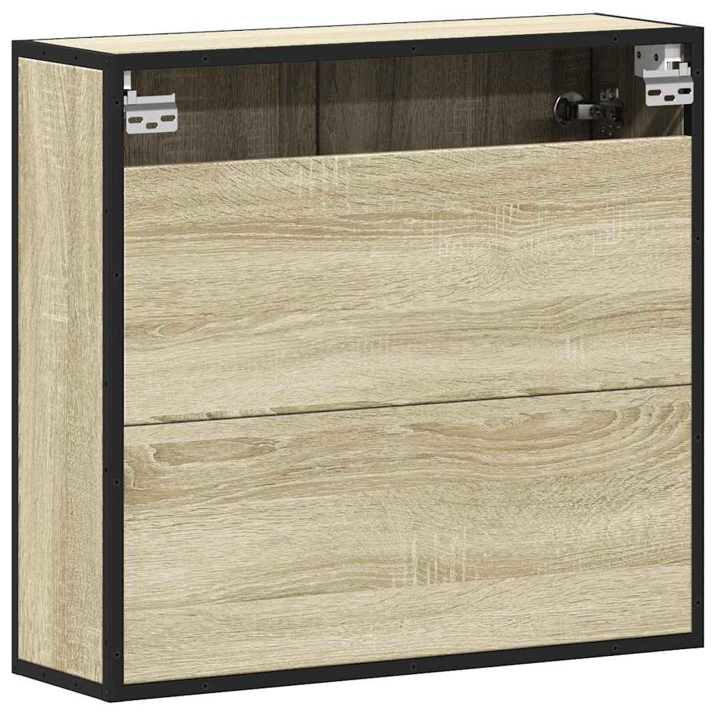 Badrumsspegel Spegelskåp Sonoma Ek 65x20x60 cm