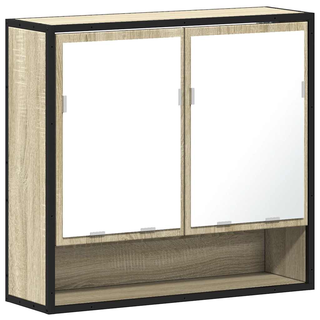 Badrumsspegel Spegelskåp Sonoma Ek 65x20x60 cm