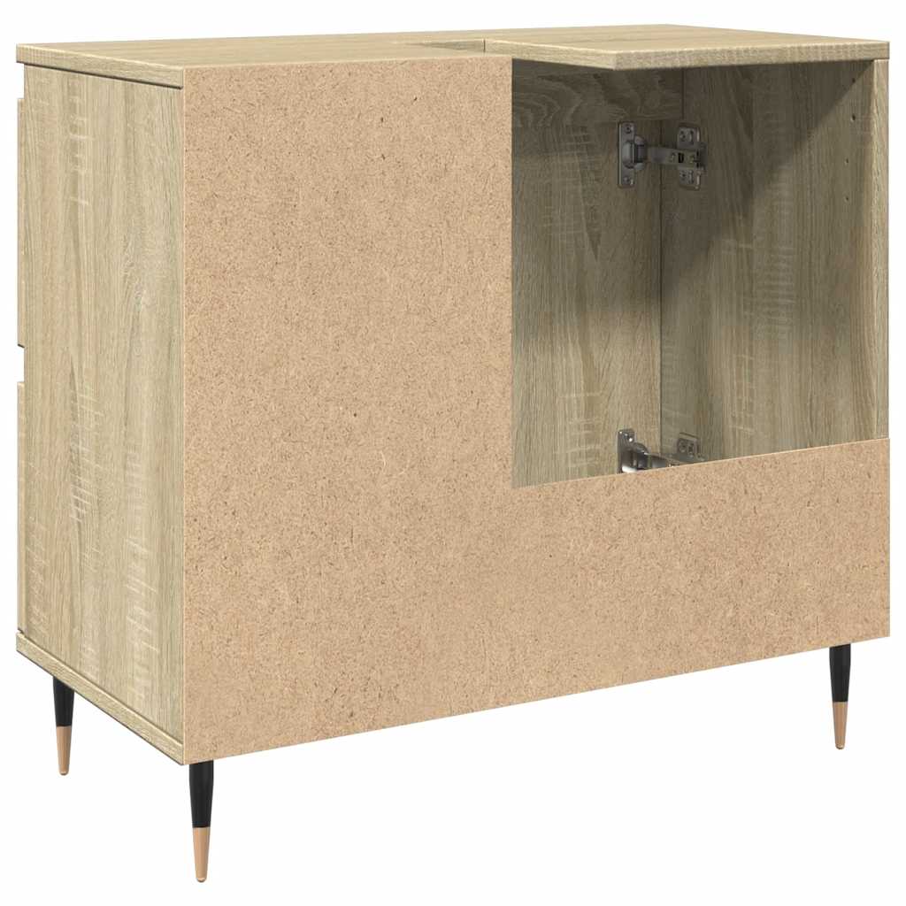 Badrumsskåp Sonoma Ek 65x33x60 cm