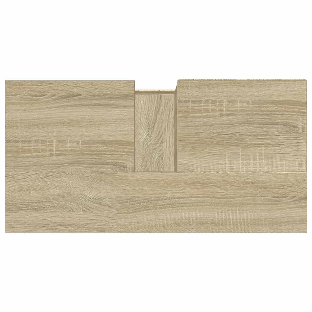 Badrumsskåp Sonoma Ek 65x33x60 cm