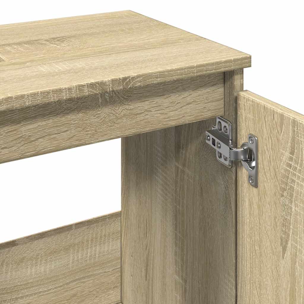 Badrumsskåp Sonoma Ek 65x33x60 cm