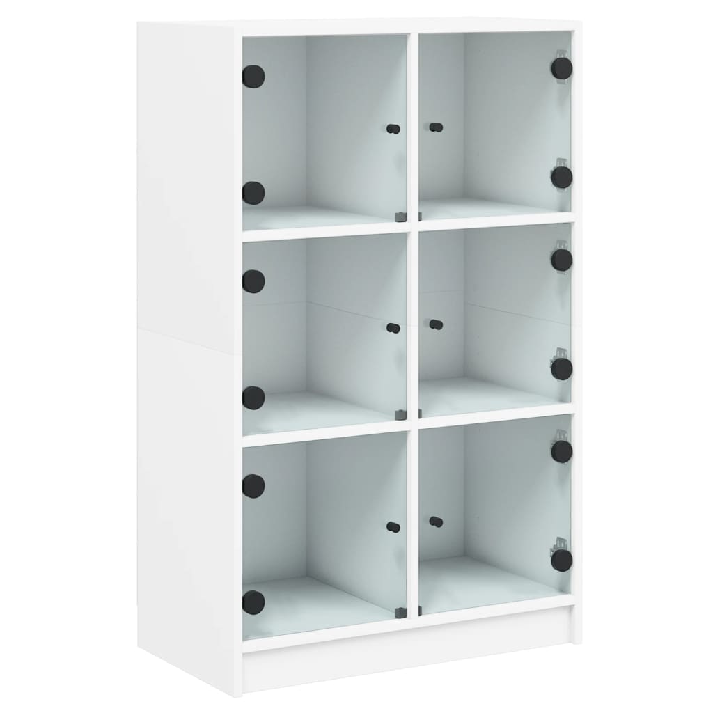 Skåp Vit med dörrar 68x37x109 cm