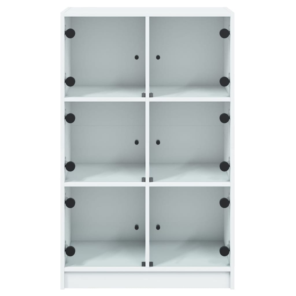Skåp Vit med dörrar 68x37x109 cm