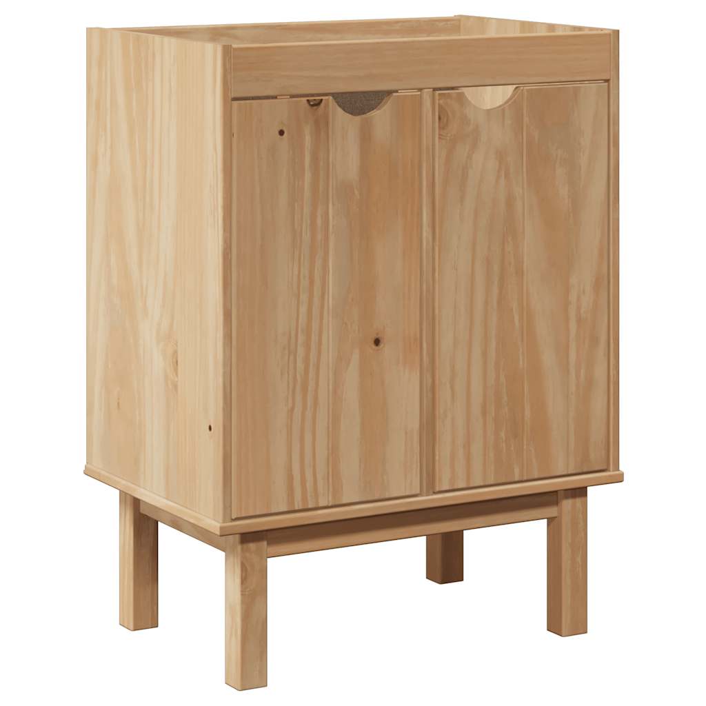 Badrumsunderskåp OTTA 59x40x80 cm massiv furu