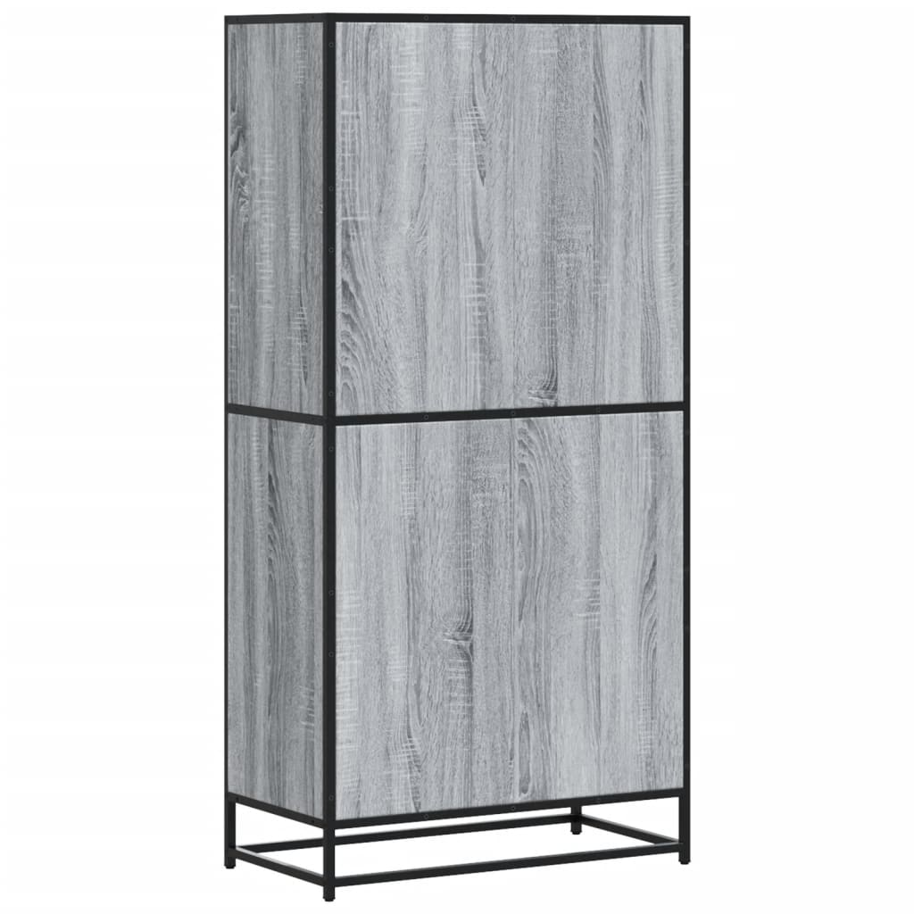Skåp Sonoma Grå 68x35x139 cm