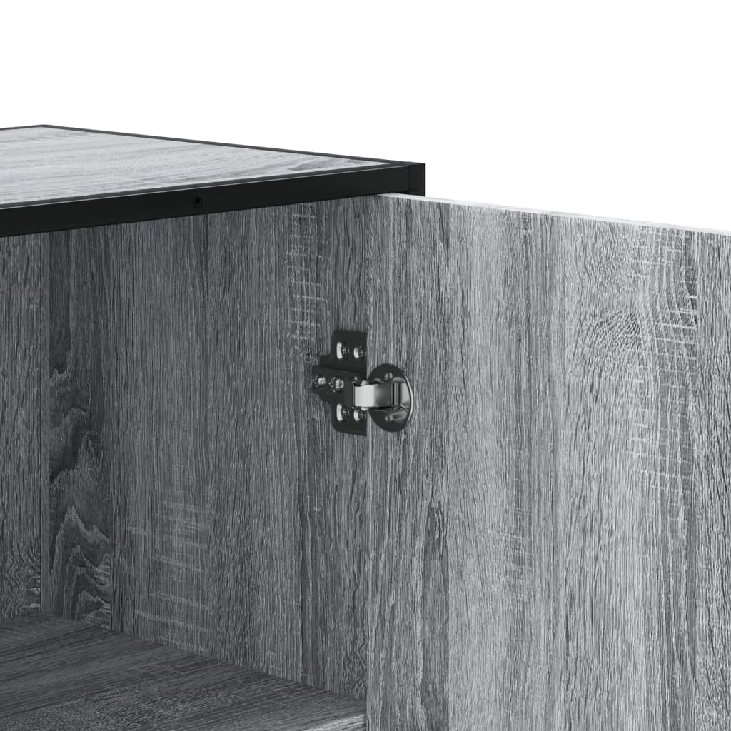 Skåp Sonoma Grå 68x35x139 cm
