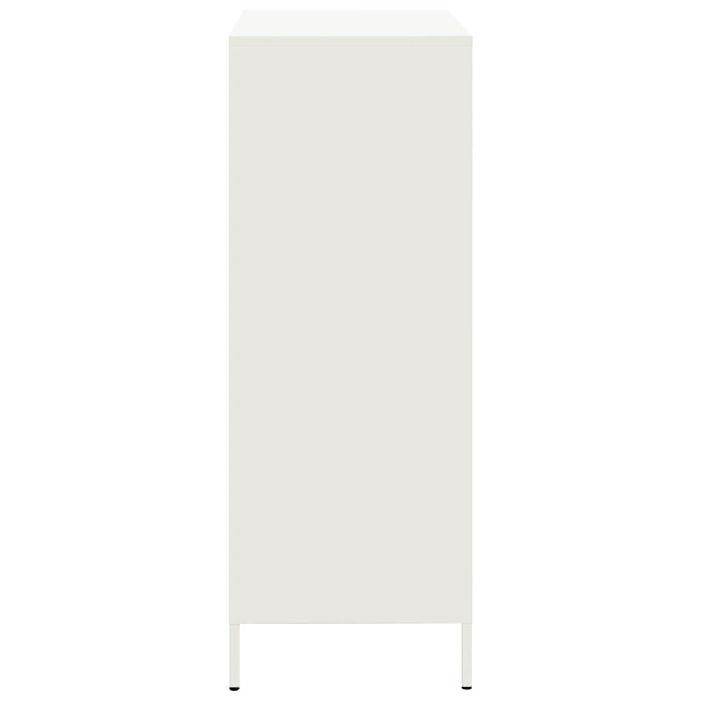 Skåp Vit 68x39x101,5 cm stål
