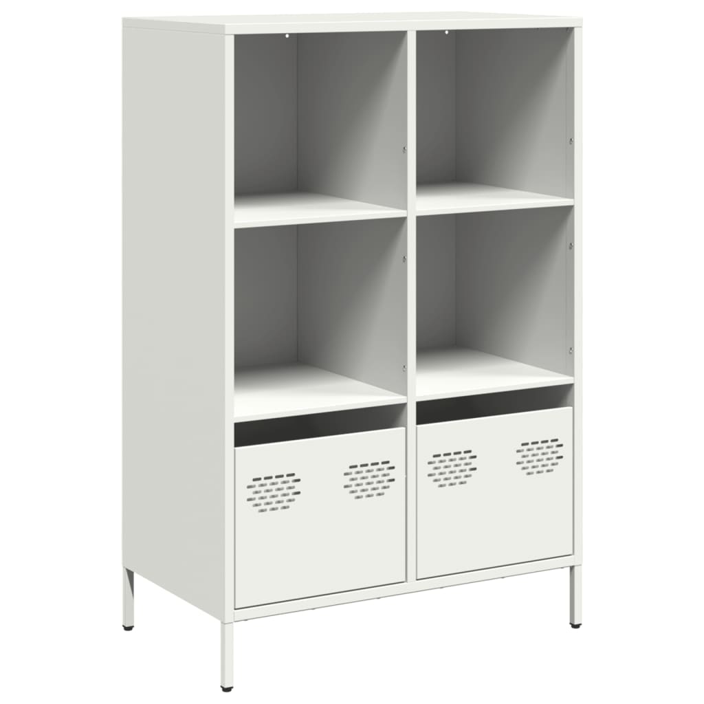 Skåp Vit 68x39x103,5 cm stål