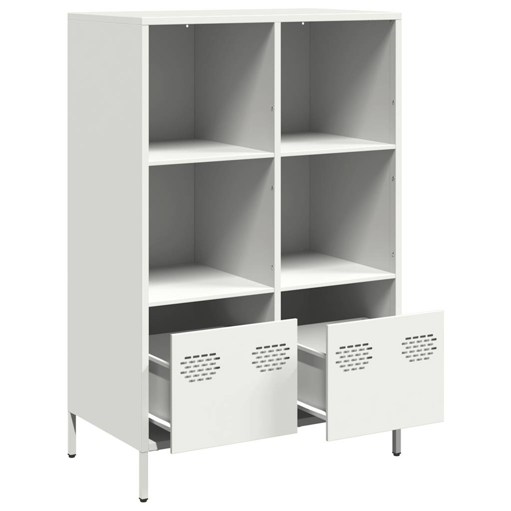 Skåp Vit 68x39x103,5 cm stål