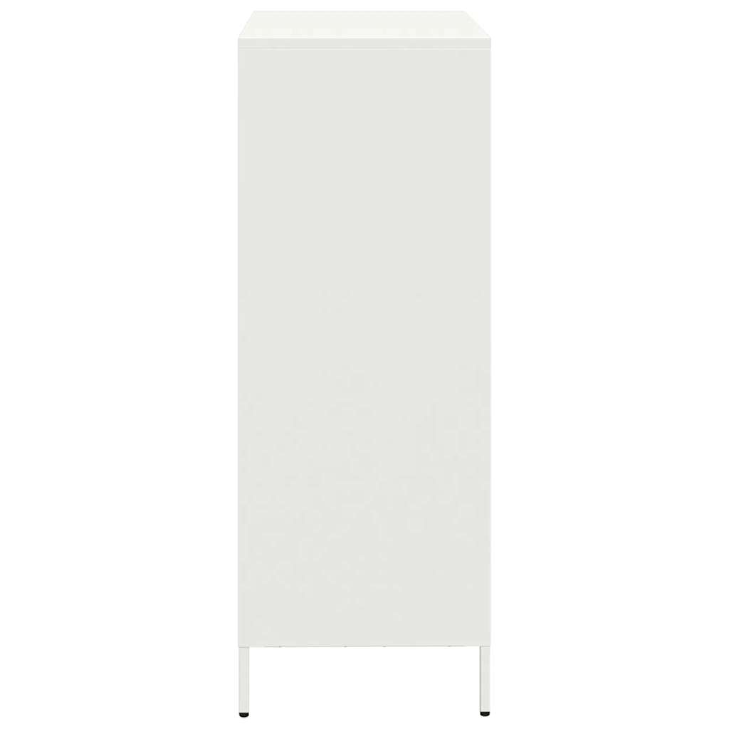 Skåp Vit 68x39x103,5 cm stål