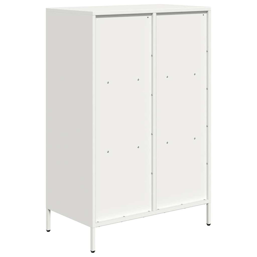 Skåp Vit 68x39x103,5 cm stål