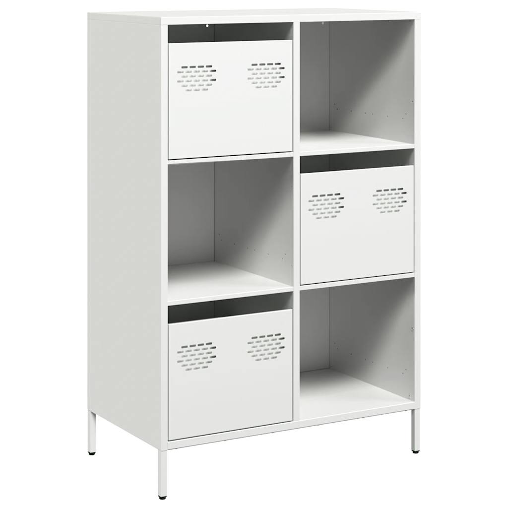 Skåp Vit 68x39x103,5 cm stål