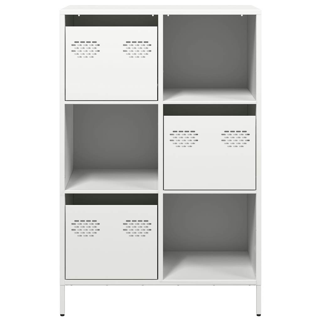 Skåp Vit 68x39x103,5 cm stål