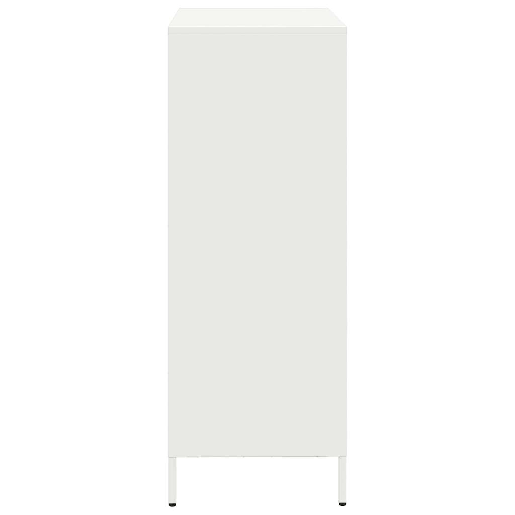 Skåp Vit 68x39x103,5 cm stål