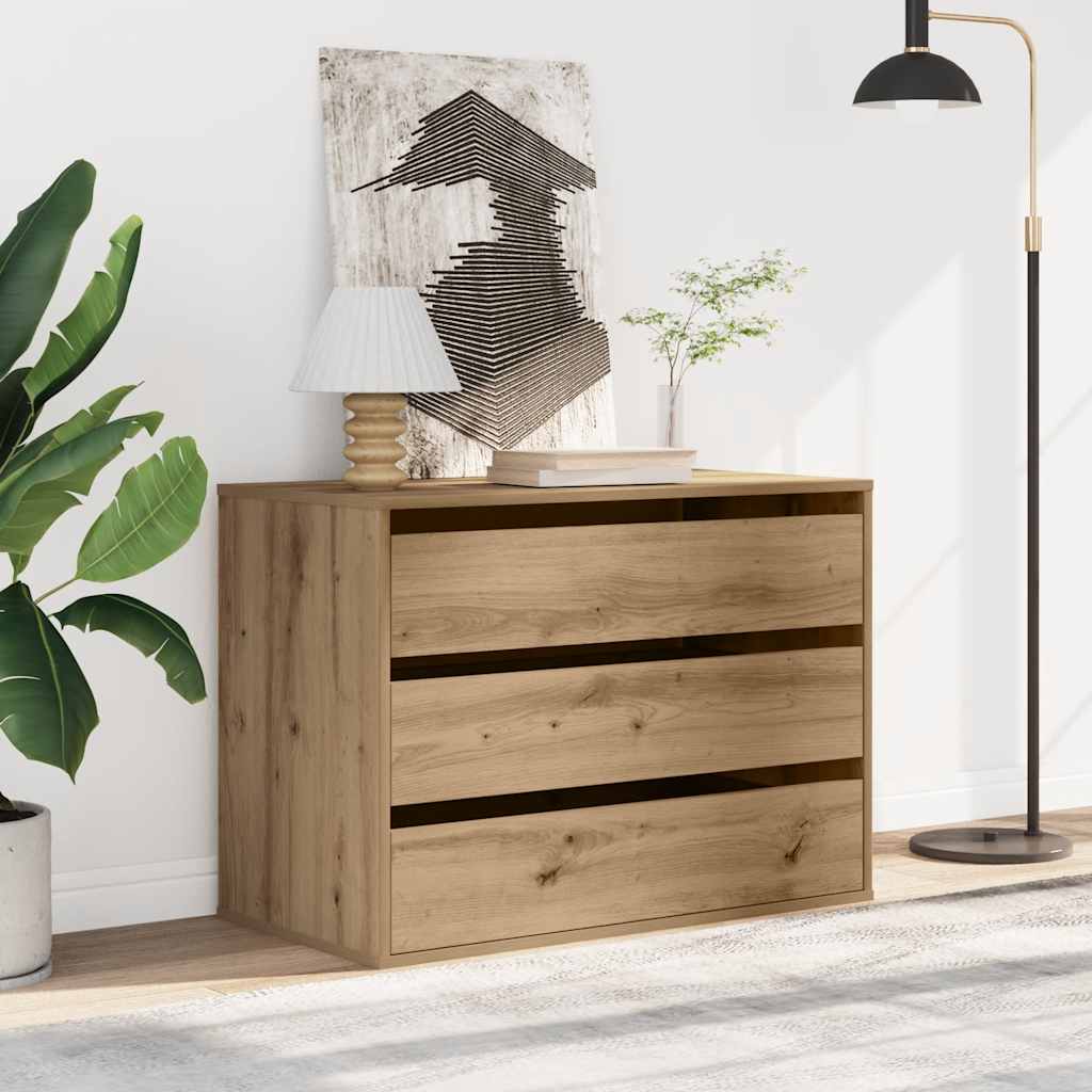 Byrå Brun Ek 80x41x58 cm