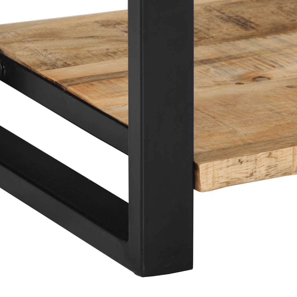 Avlastningsbord Konsollbord Trä 100x35x75 cm massivt grovt Trä mango