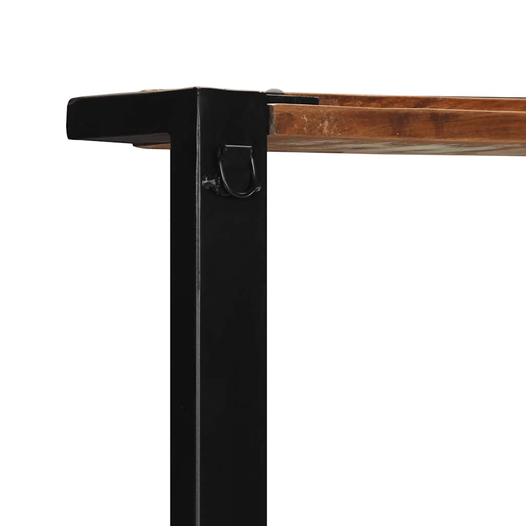 Hallmöbel flerfärgad 80x40x190 cm massivt Trä återvunnet