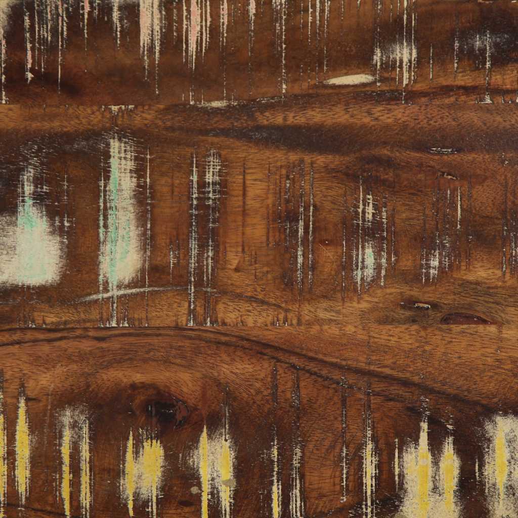 Hallmöbel flerfärgad 80x40x190 cm massivt Trä återvunnet