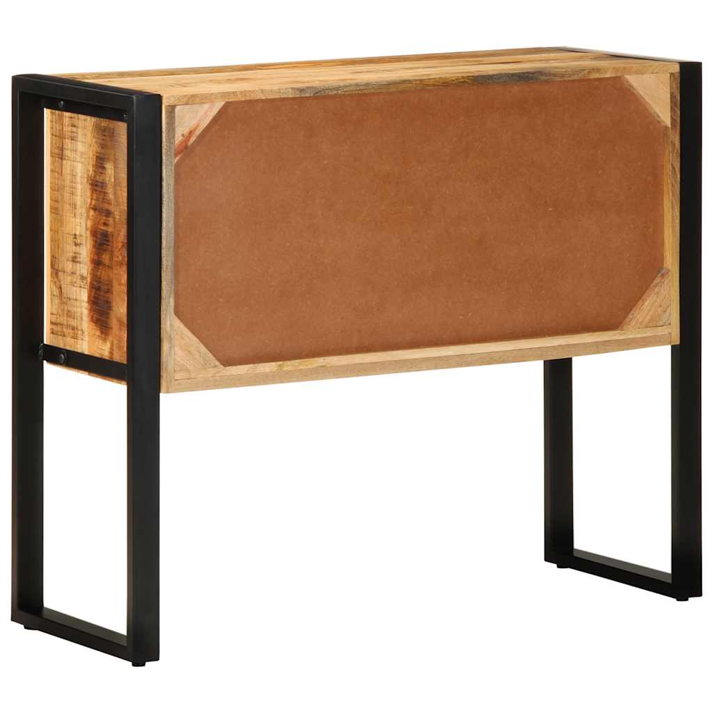 Avlastningsbord Konsollbord Trä 90x35x75 cm massivt grovt mangoträ