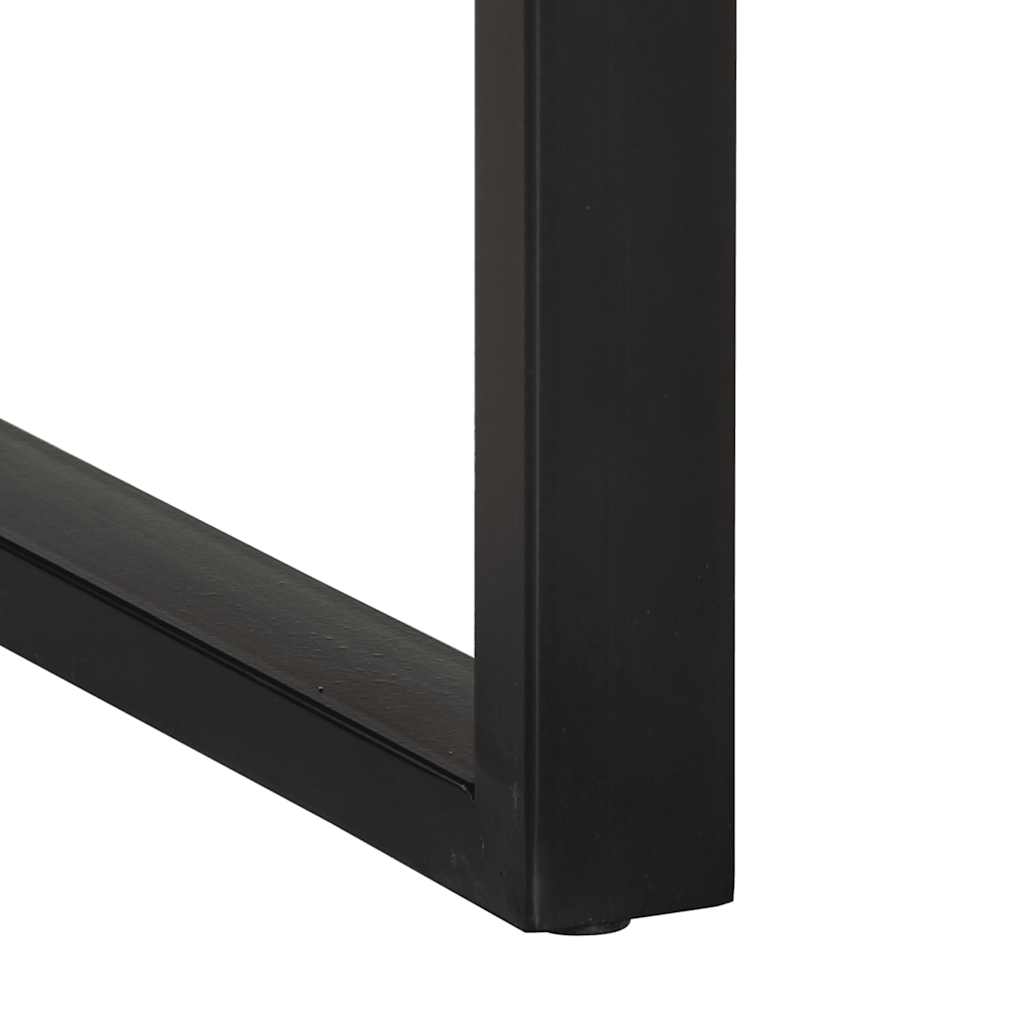 Avlastningsbord Konsollbord Trä flerfärgad 90x35x75 cm massivt återvunnet trä