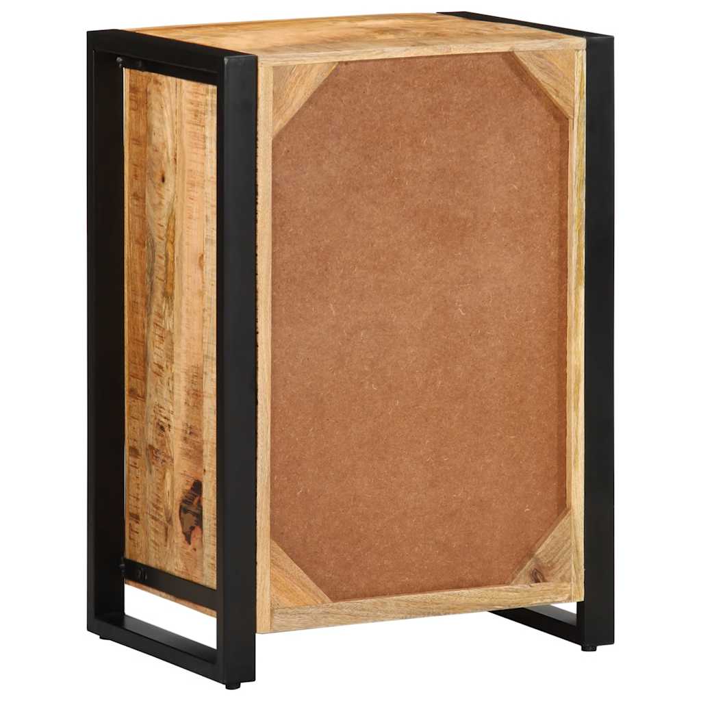 Byrå Trä 50x35x70 cm massivt grovt mangoträ