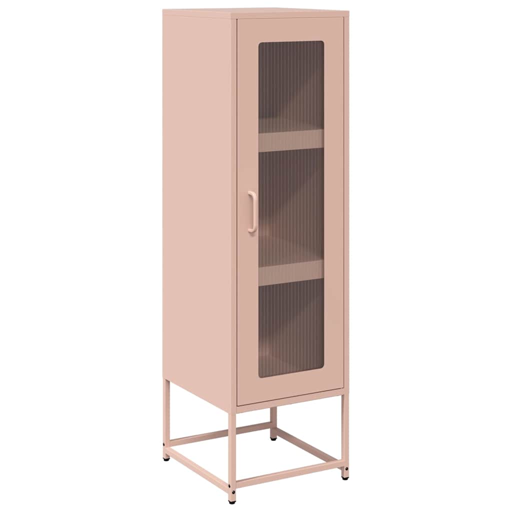 Skåp DIV. rosa 36x39x123 cm kallvalsat stål