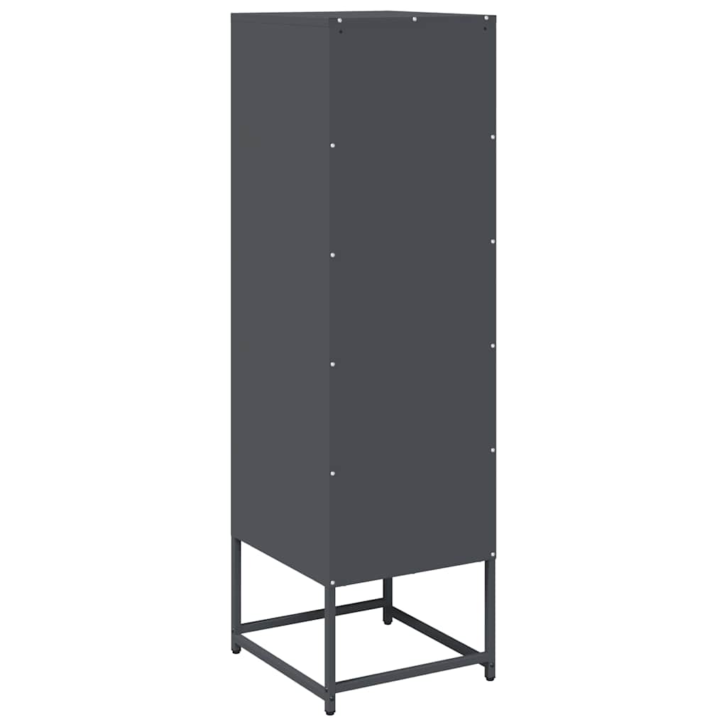 Skåp DIV. antracit 36x39x123 cm kallvalsat stål
