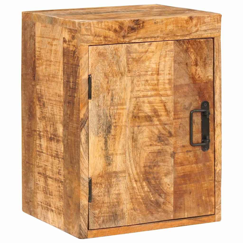 Sängbord 2 pcs Brun 35 x 33 x 48 cm Massivt mangoträ