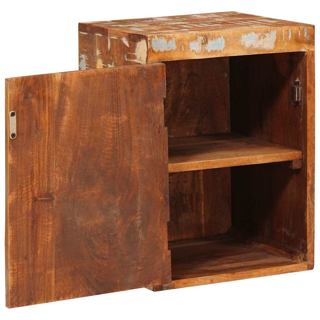 Sängbord 2 pcs Brun 35 x 33 x 48 cm Solid Återvunnet Trä