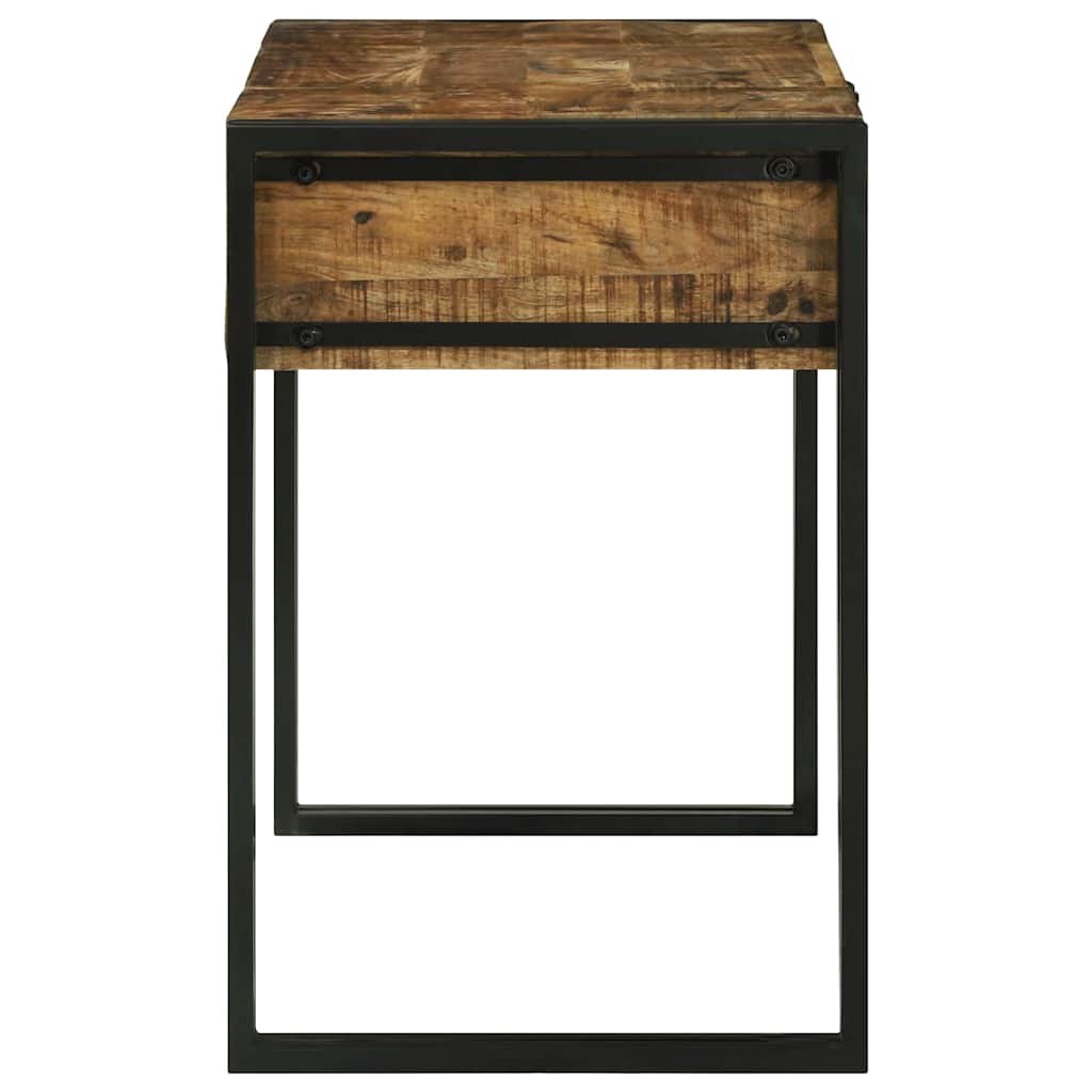 Sovrumsbordsbord Brun 90 x 50 x 75 cm Massivt Mangoträ