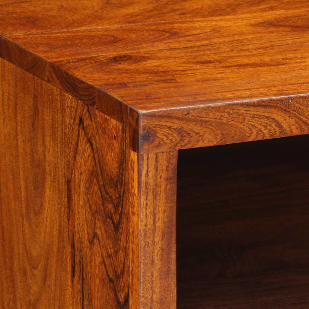 Soffbord Trä 90x50x40 cm massivt akaciaträ