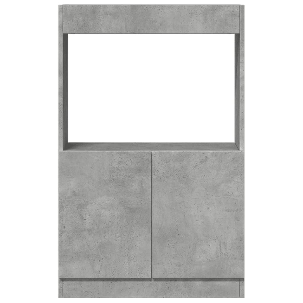 Skåp Betonggrå 63x33x100 cm