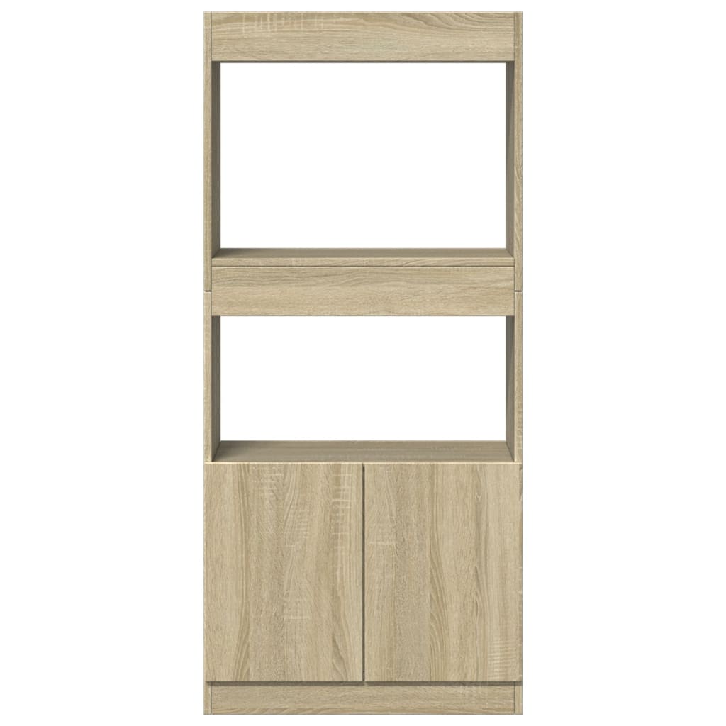 Skåp Sonoma Ek 63x33x140 cm