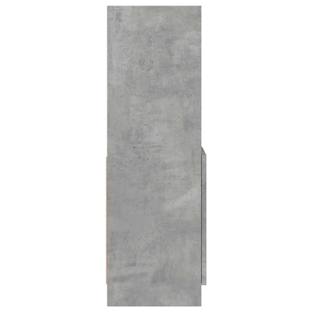 Skåp Betonggrå 92x33x100 cm